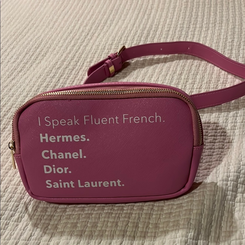 Pink Designer Belt Bag